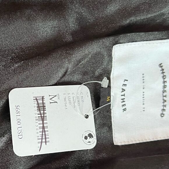 Free People UNDERSTATED LEATHER STUDDED SUEDE DUSTER COAT - Picture 8 of 8